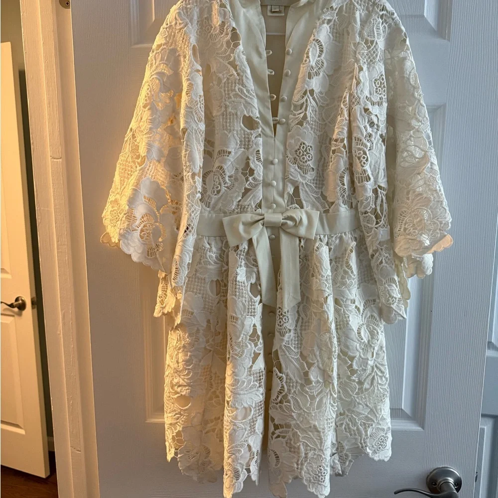 NWT Mestiza Ivory Lace Dress Size 2 NEW - Picture 2 of 10